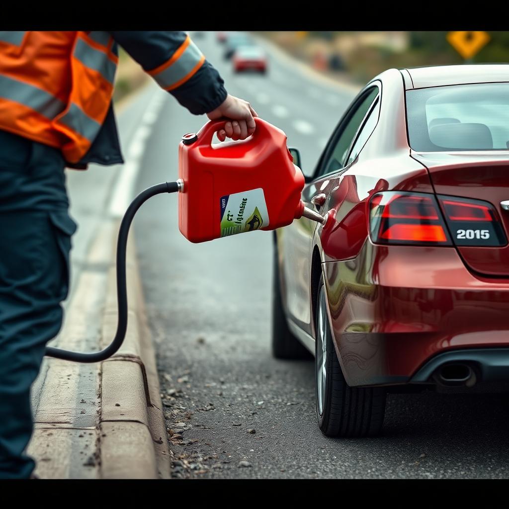 Emergency gas and diesel fuel delivery