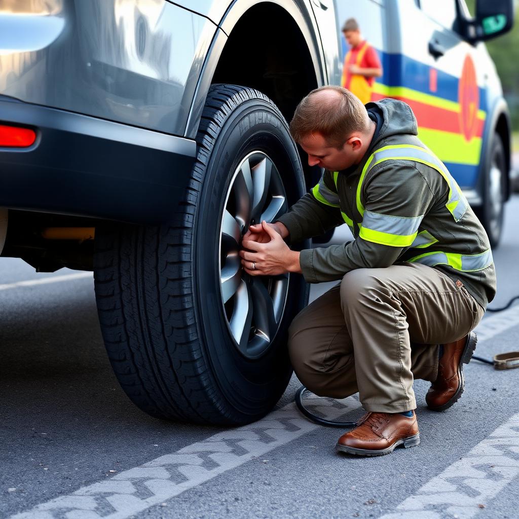 Mobile tire replacement